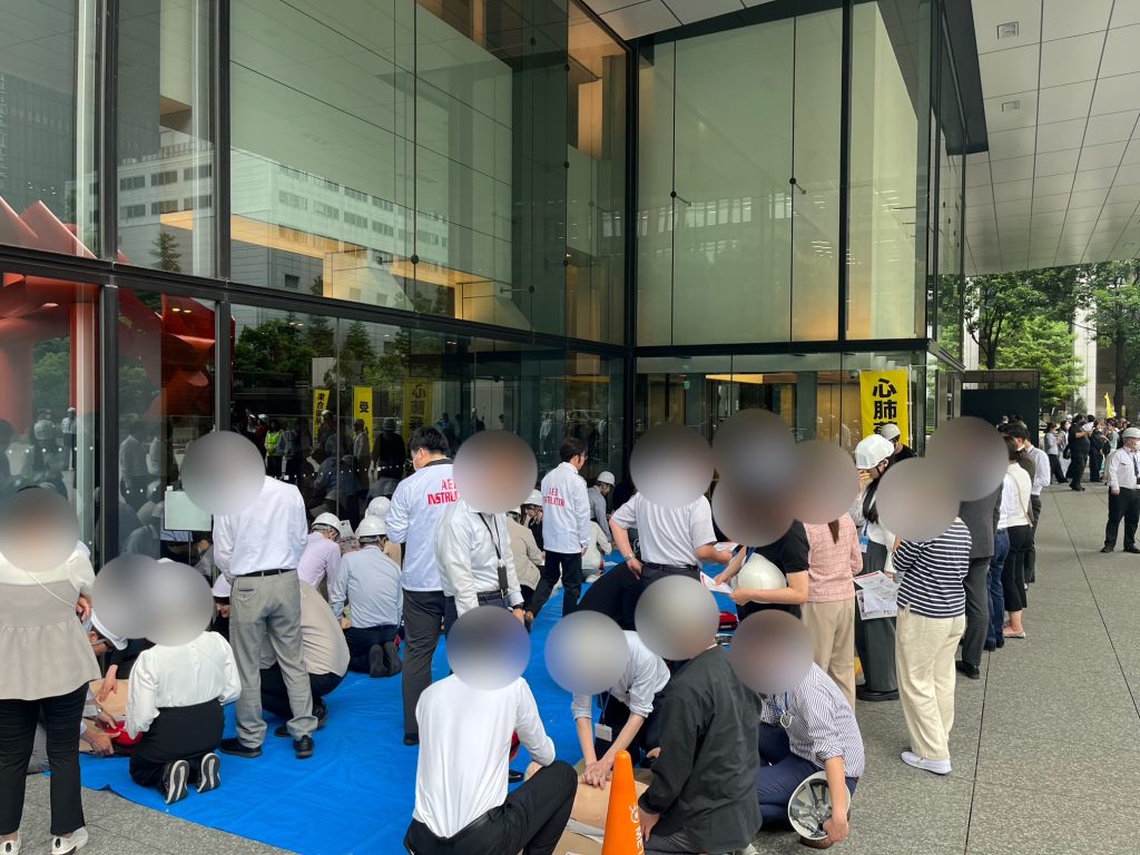 サンケイビル様防災訓練内講習会